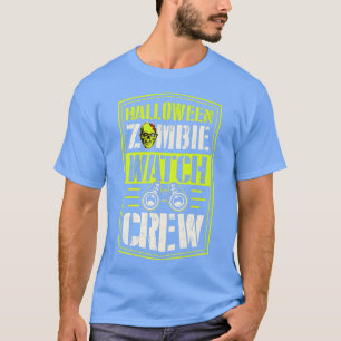 Halloween Zombie Watch Crew Funny Matching Hallowe T-Shirt