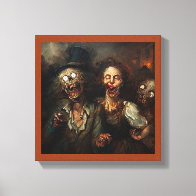 Halloween - Zombies 3 Canvas Print (Front)