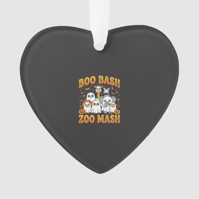 Halloween Zoo Animals Boo Bash Zoo Mash_1 Ornament (Front)