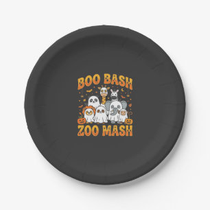 Halloween Zoo Animals Boo Bash Zoo Mash_1 Paper Plate