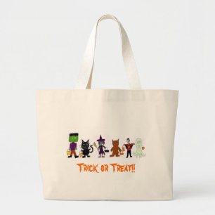 HalloweenFriends Large Tote Bag