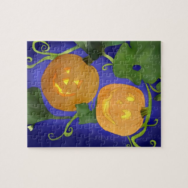 Halloweenkürbis Jigsaw Puzzle (Horizontal)