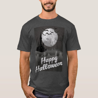 HalloweenMoon & Castle in the Night T-Shirt