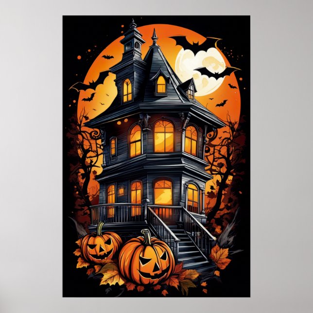 Halloween's Haunted Delight Poster (Front)