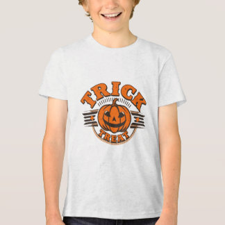 Halloween's Trick or Treat T-Shirt for Children Tri-Blend Shirt