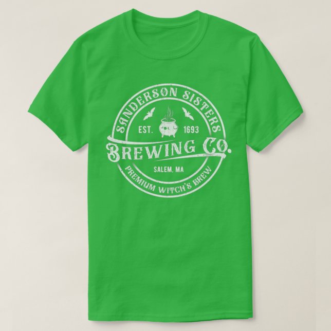 HalloweenSanderson Sisters Brewing Co V4 classique T-Shirt (Design Front)