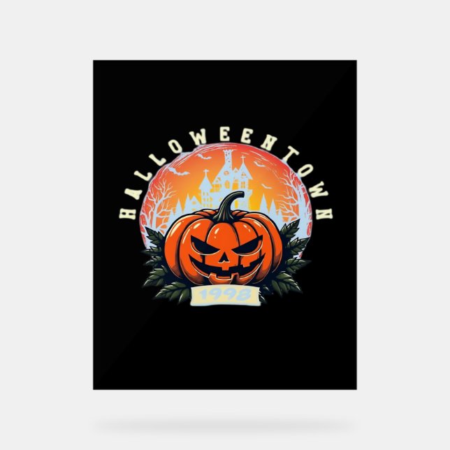 HalloweenTown 1998 Essential T-Shirt Acrylic Sign (Front)