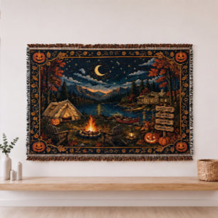 Halloweentown Movie Woven Throw Blanket