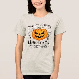 Halloweentown University – Funny Halloween  Tri-Blend Shirt