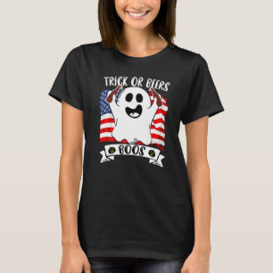 Halloweentrick Or Beer Drinking Party Ghost Costum T-Shirt