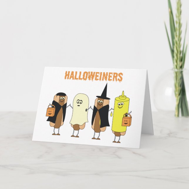Halloweiners Card (Front)