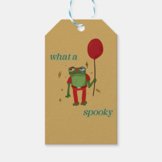 hallowen frog gift tags