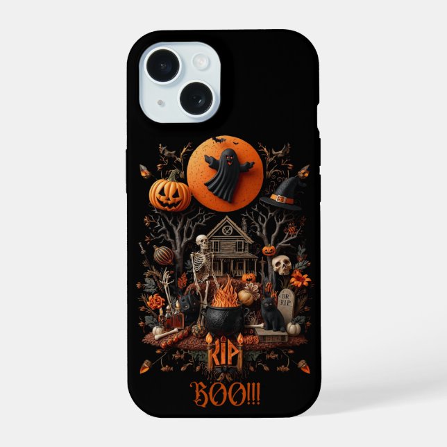 hallowen iPhone 15 case (Back)