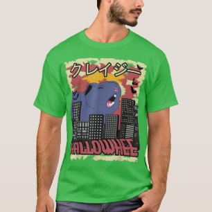 Hallowhee Guinea Pig Zilla Cavy Cavia Halloween  T-Shirt