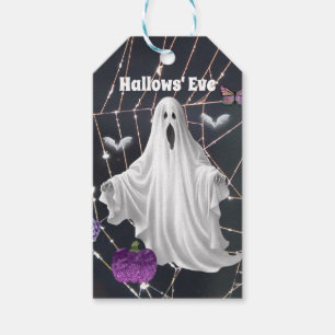 Hallows'  Eve Ghost Gift Tags