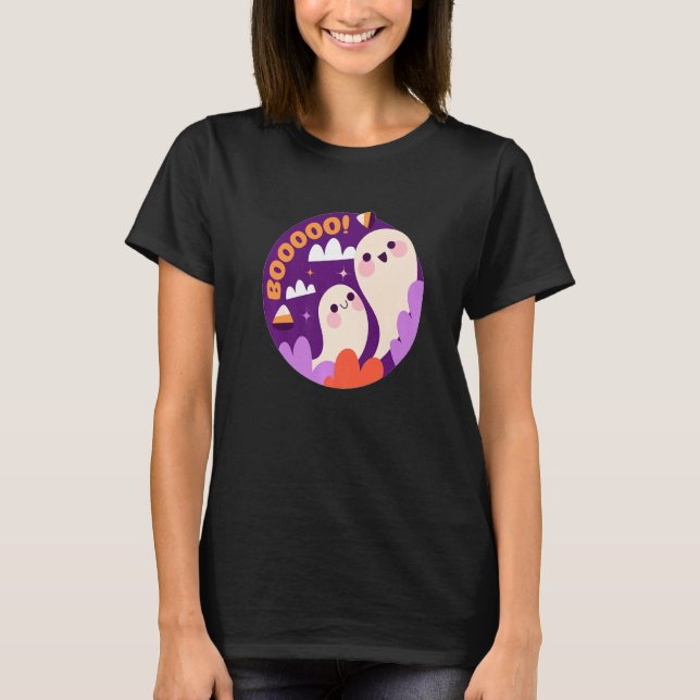 Hallowwen October 31 Scary  Cute  3 T-Shirt (Front)