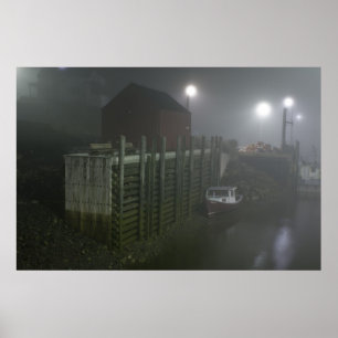 Hall's Harbour Fog At Low Tide fine art print