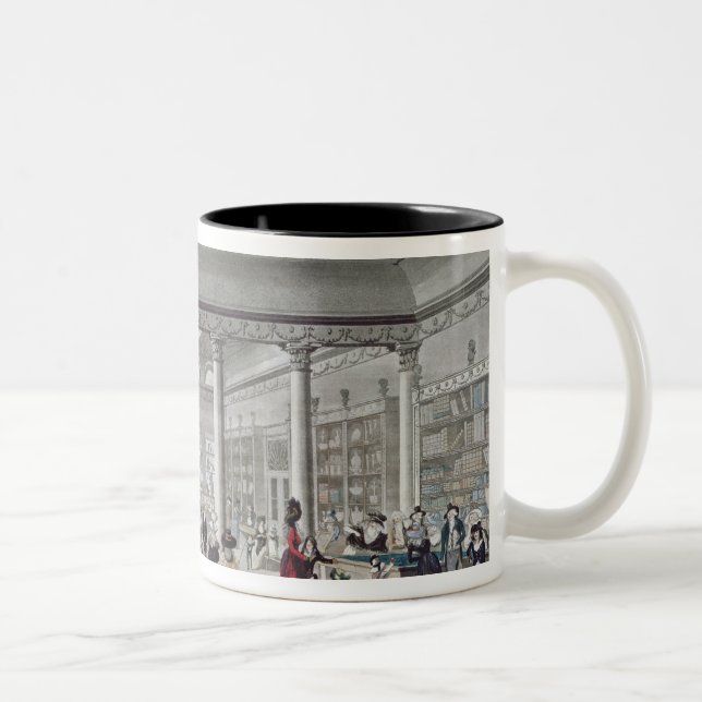 Hall's Library at Margate, 1789 Two-Tone Coffee Mug (Right)