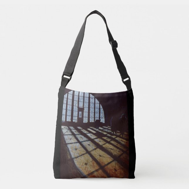 Halls of Freedom, Ellis Island Crossbody Bag (Front)