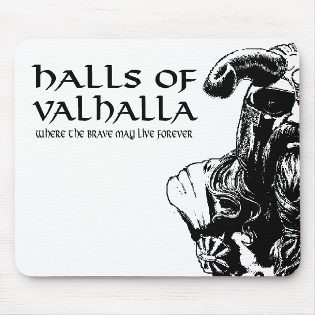 Halls Of Valhalla Mousepad (Front)