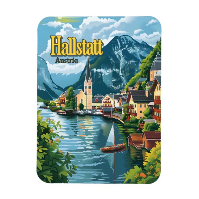 Hallstatt Austria Magnet (Vertical)