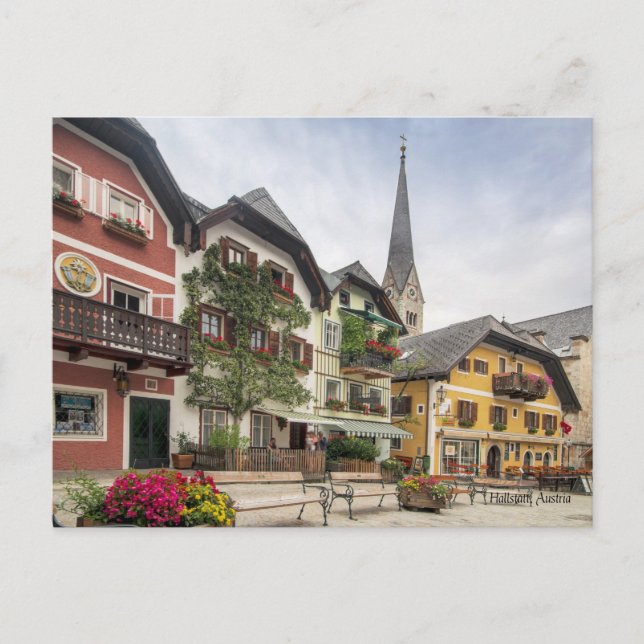 Hallstatt, Austria picturesque photograph Postcard (Front)