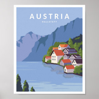 Hallstatt Austria Poster