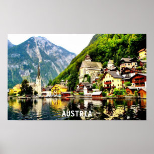 HALLSTATT, AUSTRIA POSTER