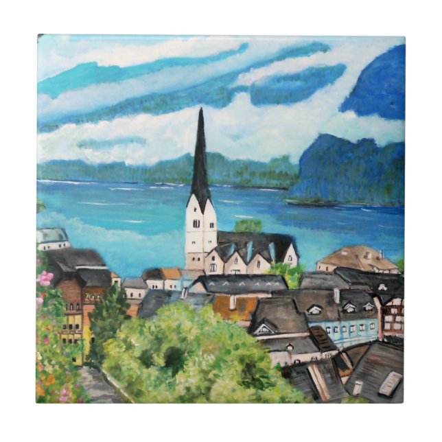 Hallstatt, Austria tile (Front)