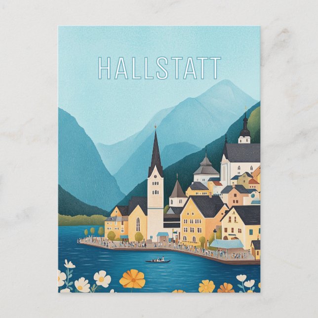 Hallstatt Austria Travel Postcard (Front)