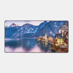 Hallstatt village Austria Desk Mat