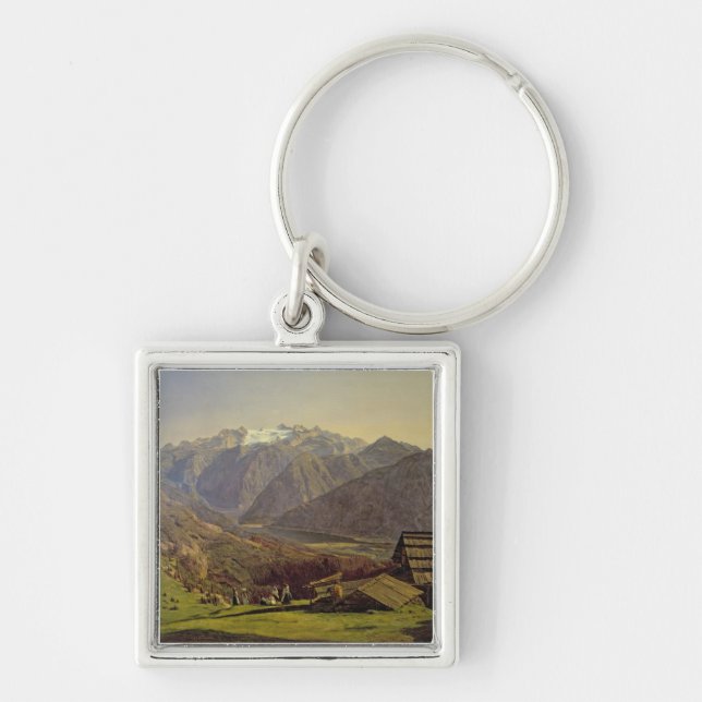 Hallstatter-See (oil on canvas) Key Ring (Front)