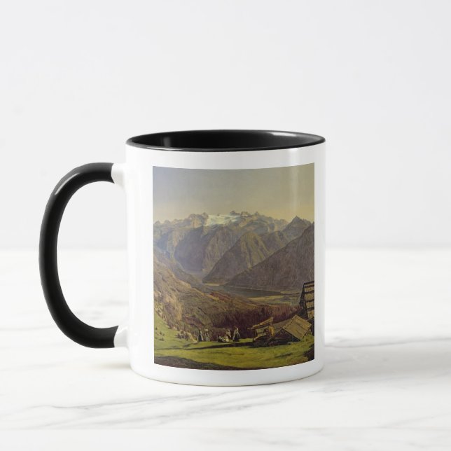 Hallstatter-See (oil on canvas) Mug (Left)