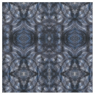 Hallways Blue Abstract Watercolor Art Tote Bag Fabric