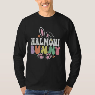 Halmoni Bunny Easter Day Rabbit Grandma Family Mat T-Shirt