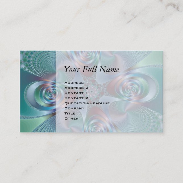 Halo - Fractal Business Card (Front)