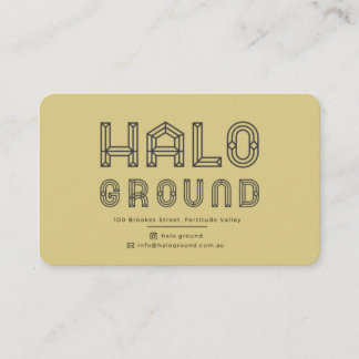 Halo Ground Coffee Card