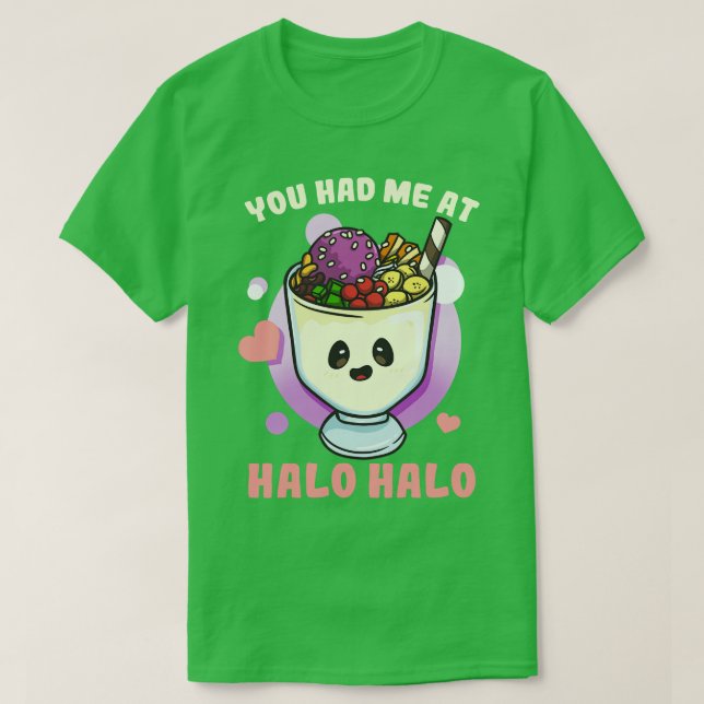 Halo Halo Philippines Kawaii T-Shirt (Design Front)