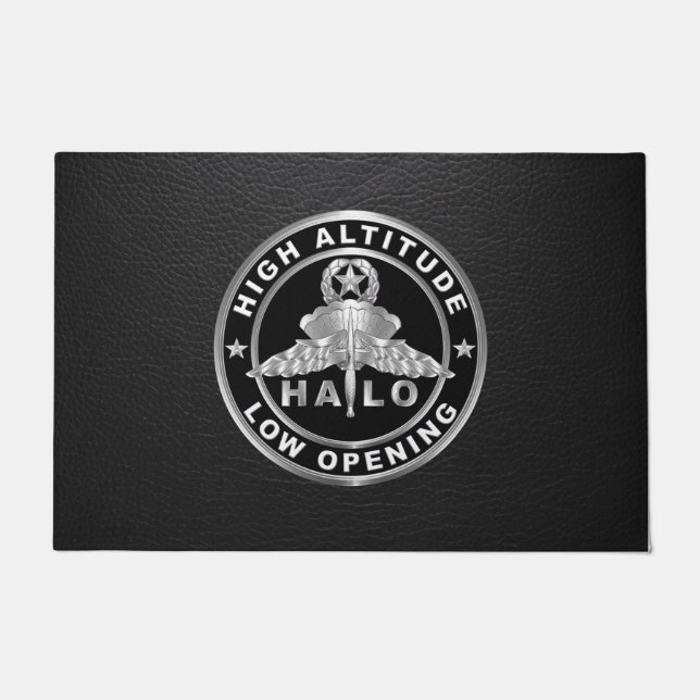 HALO High Altitude Low Opening Wings Doormat (Front)