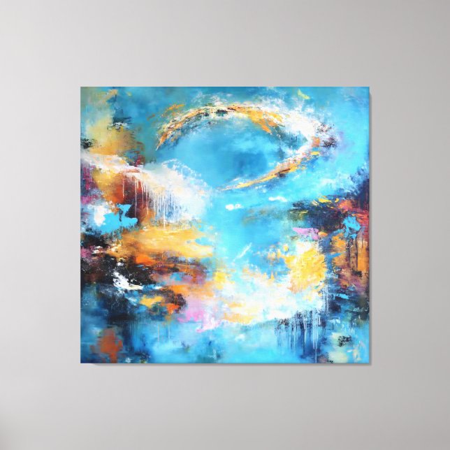 Halo of Tides Canvas Print (Front)