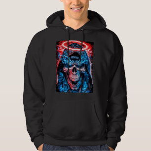 Halo Skull Drip Hoodie