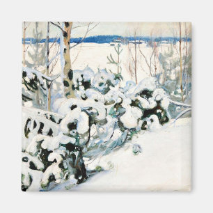Halonen - Winter at Kinahmi Magnet