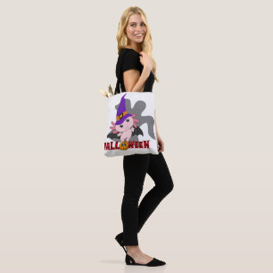 haloween Axolotl Tote Bag