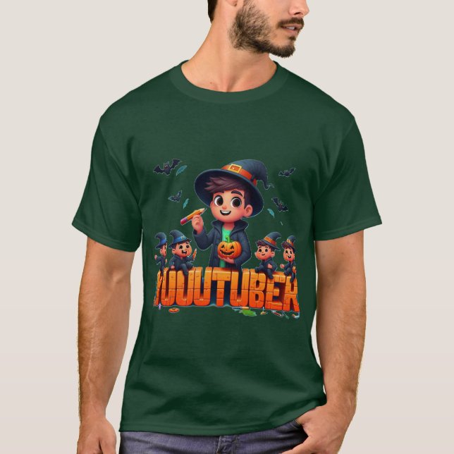 haloween youtuber T-Shirt (Front)