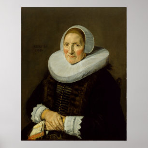 Hals - Portrait Of An Elderly Woman Poster