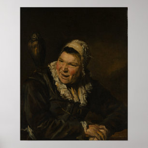Hals - Woman And Bird Poster