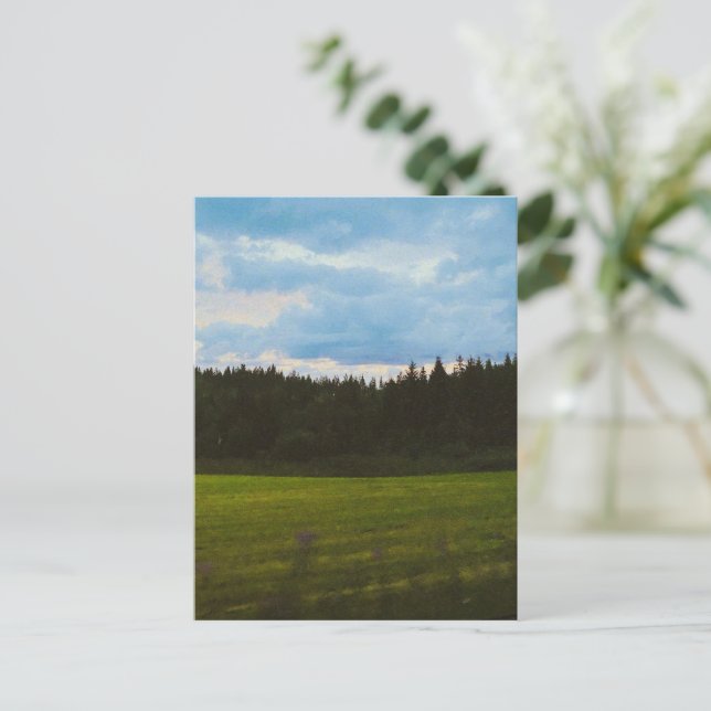 Hälsingland Road Trip Holiday Postcard (Standing Front)