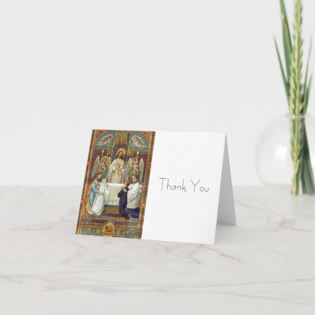 Halt in Awe Thank You Note including envelopes Card (Front)