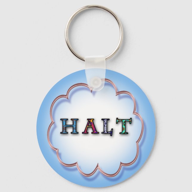 HALT KEY RING (Front)