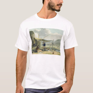 Halt of a Boor's Family, plate 17 from 'African Sc T-Shirt